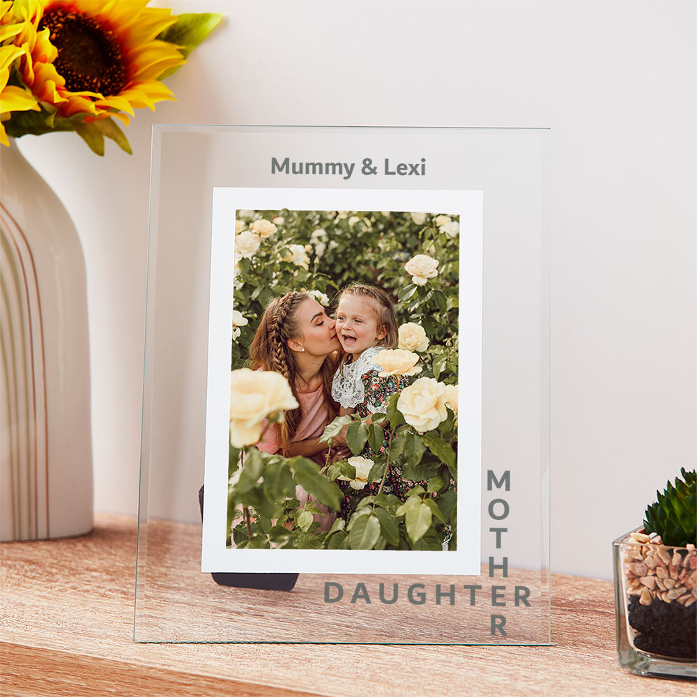 Mother daughter picture store frame